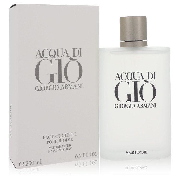 Acqua Di Gio by Giorgio Armani Eau De Toilette Spray 6.7 oz Acqua Di Gio by Giorgio Armani Eau De Toilette Spray 6.7 oz